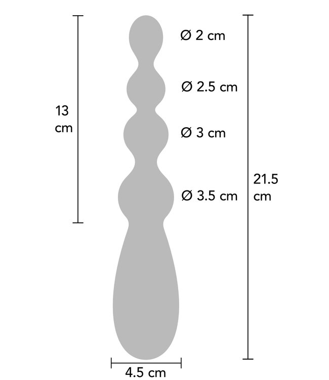 Hidden Desire Extreme Tetra Thrill Anal Vibrator