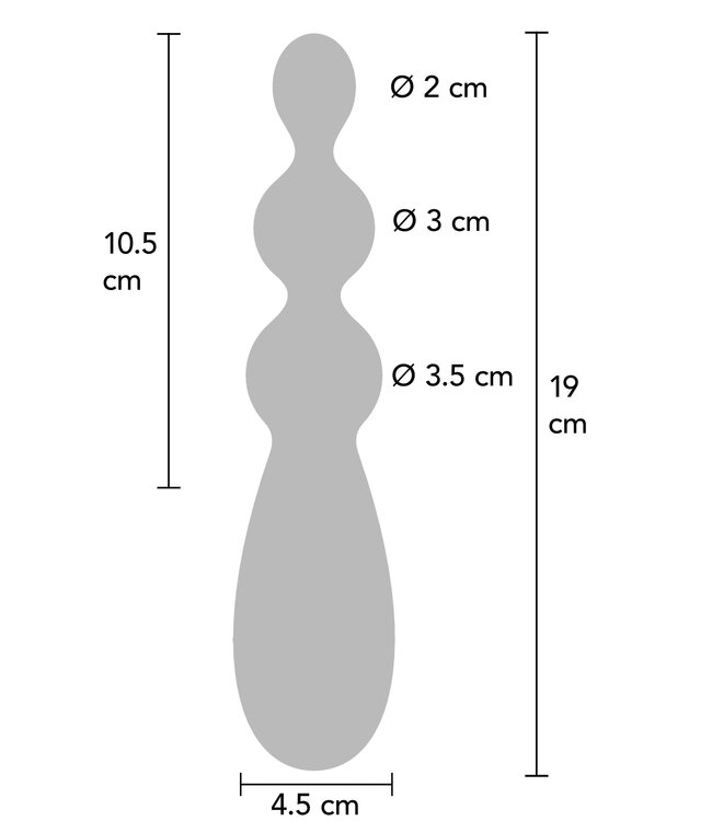 Hidden Desire Extreme Triple Thrill Anal Vibrator