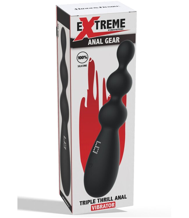 Hidden Desire Extreme Triple Thrill Anal Vibrator