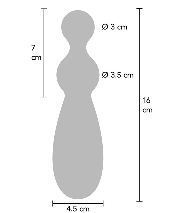 Hidden Desire Extreme Twin Thrill Anal Vibrator