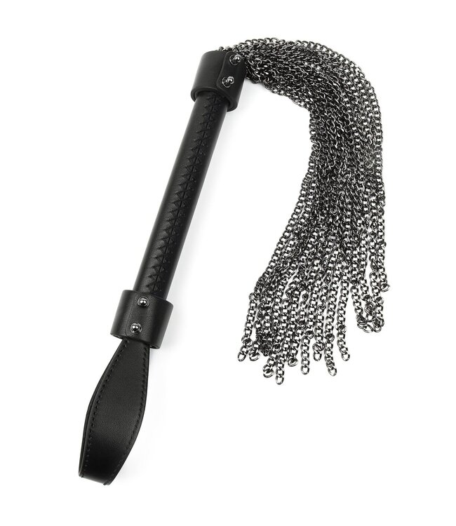 Hidden Desire Masters Real Leather Chain Whip