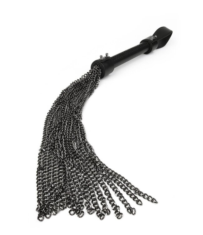 Hidden Desire Masters Real Leather Chain Whip