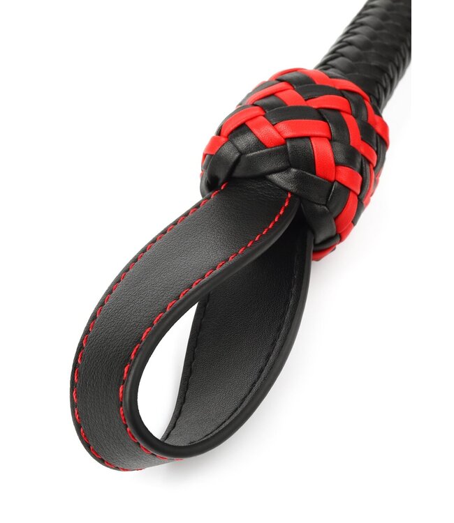Hidden Desire Masters Real Leather Roses Whip