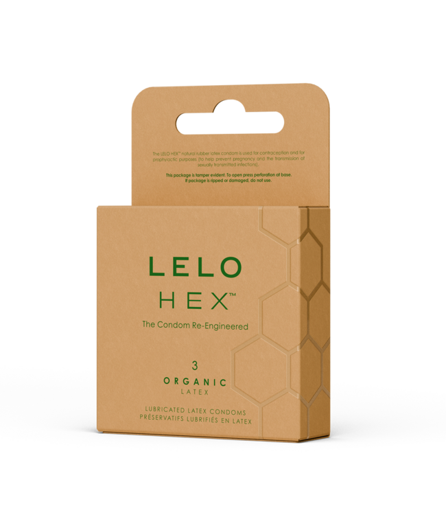 Rimba LELO HEX™ - Organic Condooms (3 stuks)