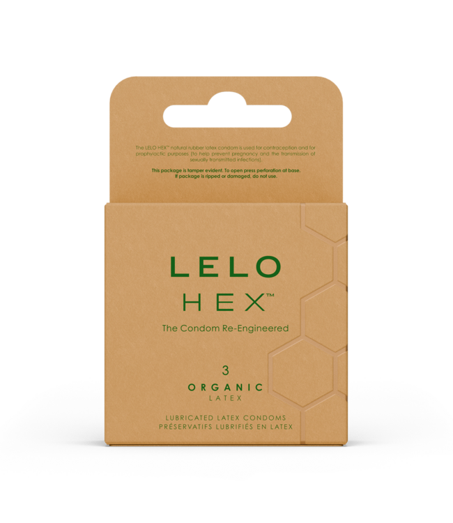 Rimba LELO HEX™ - Organic Condooms (3 stuks)