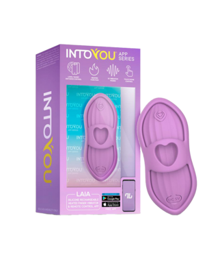Rimba IY - Laia - Verwarmde vingervibrator met app-bediening - Lavendel