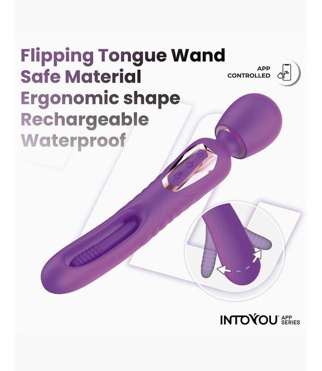 Rimba IY - Salma - Wand met draaiende tong (met app-bediening) - Paars