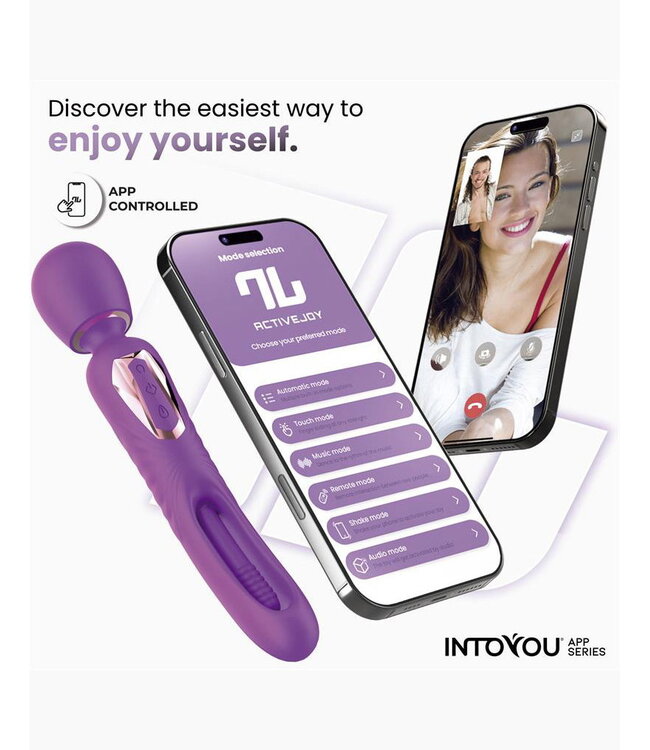 Rimba IY - Salma - Wand met draaiende tong (met app-bediening) - Paars