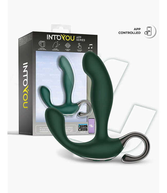 Rimba IY - Greeny - Prostaatmassager met vinger wiggling, App Controlled - Groen