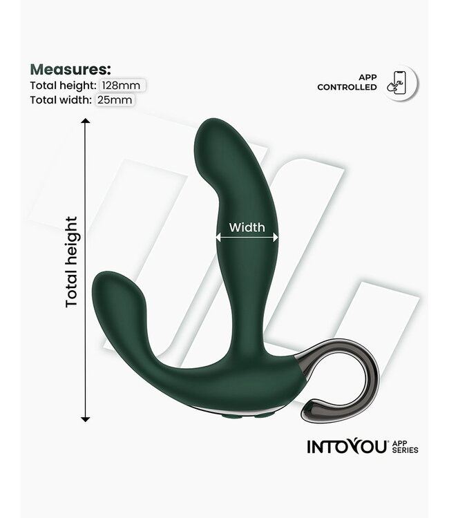 Rimba IY - Greeny - Prostaatmassager met vinger wiggling, App Controlled - Groen