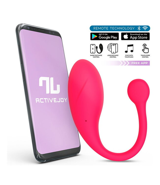 Rimba IY - Bulby - Vibrerend Ei met App - Donkerroze