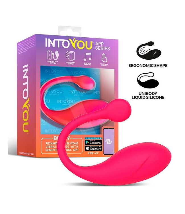 Rimba IY - Bulby - Vibrerend Ei met App - Donkerroze