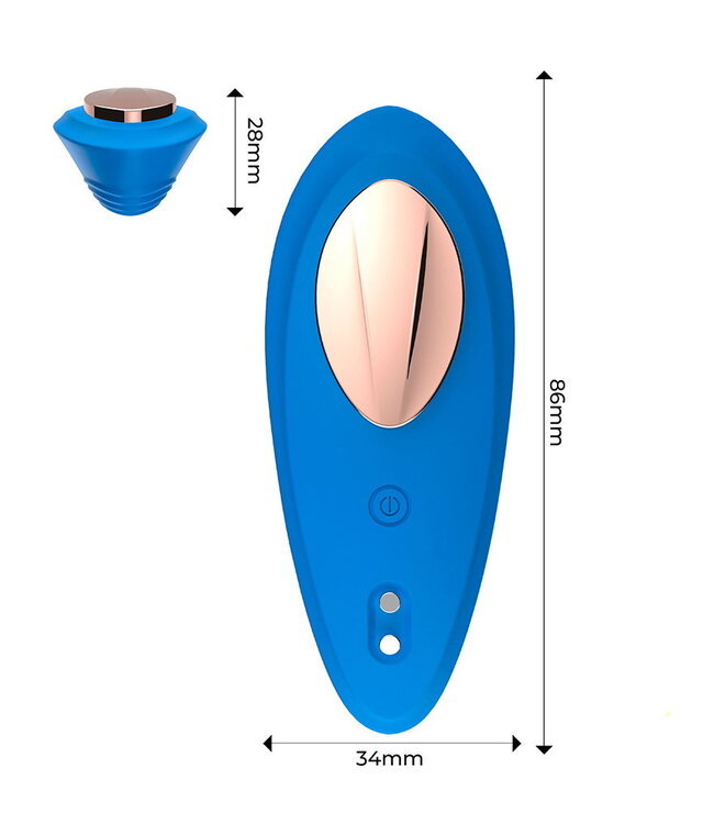 Rimba IY - Panty Vibrator met App. - Blauw