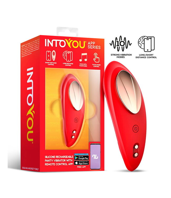 Rimba IY - Panty Vibrator met App. - Rood