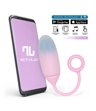 Rimba IY - Vibrerend Ei met App. - Roze/Blauw