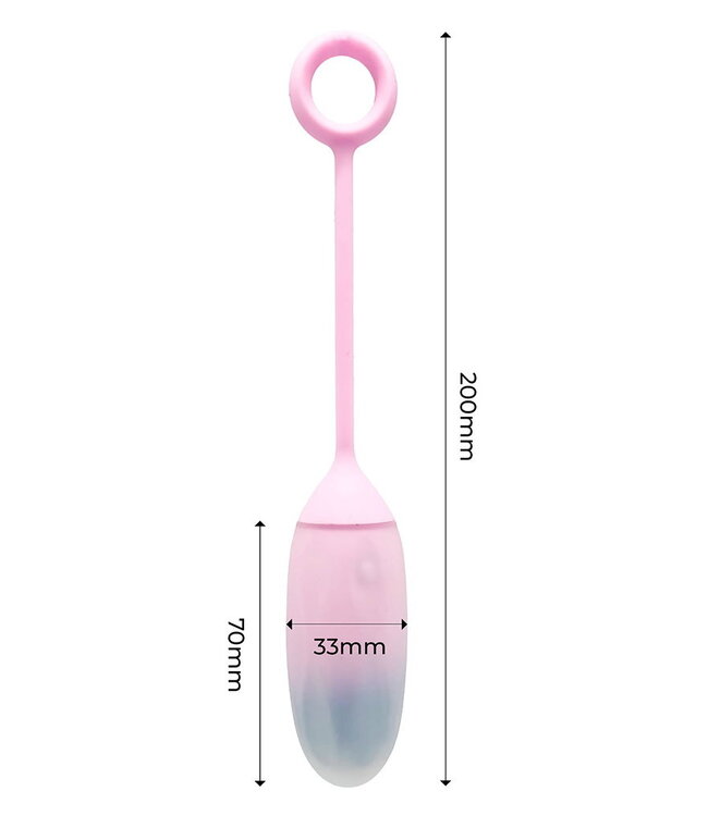 Rimba IY - Vibrerend Ei met App. - Roze/Blauw