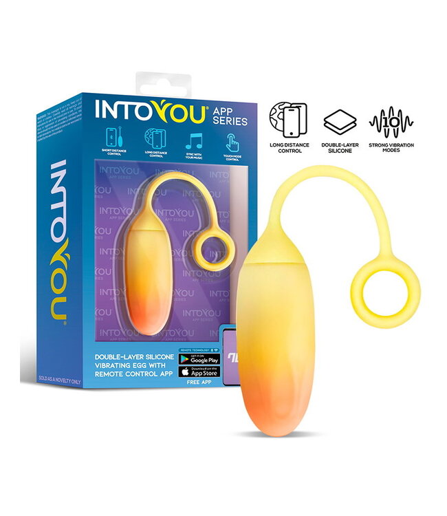 Rimba IY - Vibrerend Ei met App. - Geel/Oranje