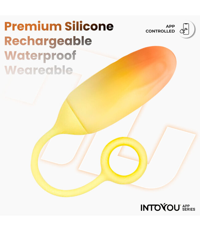 Rimba IY - Vibrerend Ei met App. - Geel/Oranje