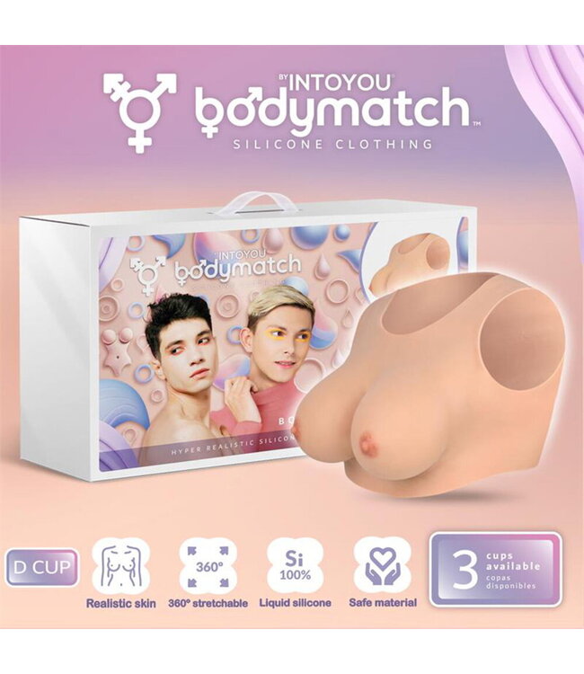 Rimba BODYMATCH - Bowie - Realistische siliconen borstprothese - D-cup - Huidskleur