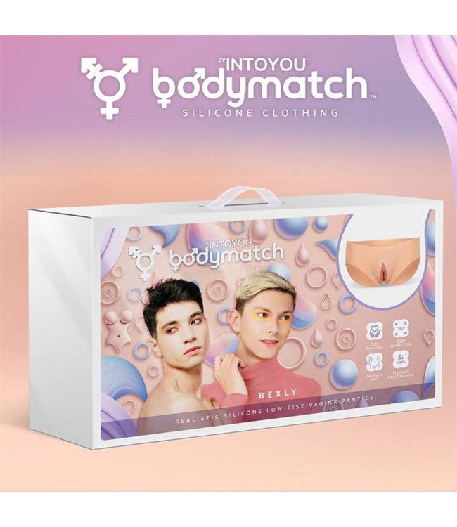 Rimba BODYMATCH - Bexly - Realistische Siliconen Vaginale Slipjes - One Size - Huidskleur