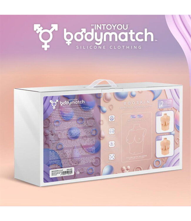 Rimba BODYMATCH - Booskin - Realistische siliconen borstprothese - E-cup - Huidskleur