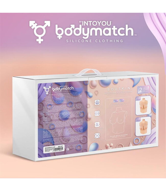Rimba BODYMATCH - Booskin - Realistische siliconen borstprothese - D-cup - Huidskleur