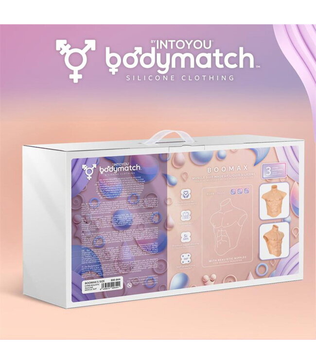 Rimba BODYMATCH - Boomax - Hyperrealistisch siliconen spierpak - Maat S - Huidskleur