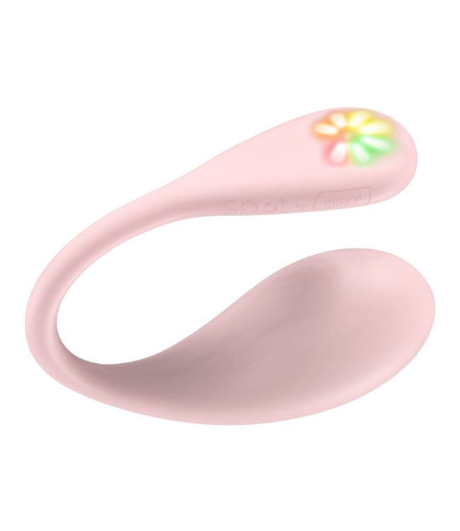Rimba KIIROO- Spot - Draagbare Interactieve Ei-vibrator - Kiss Me Pink