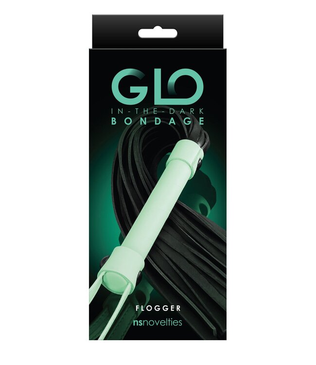NS Novelties GLO Bondage Flogger