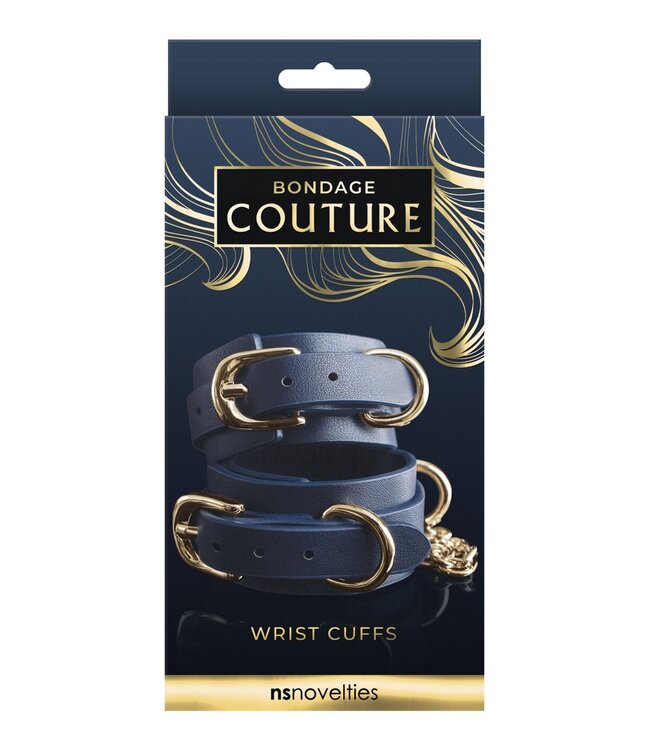 NS Novelties Bondage Couture Wrist Cuffs