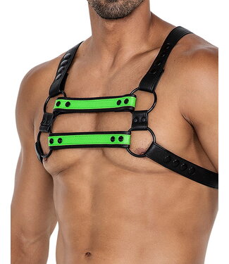 Rimba H4RNESS van C4M - 4WAY Harnas - Blazing Groen