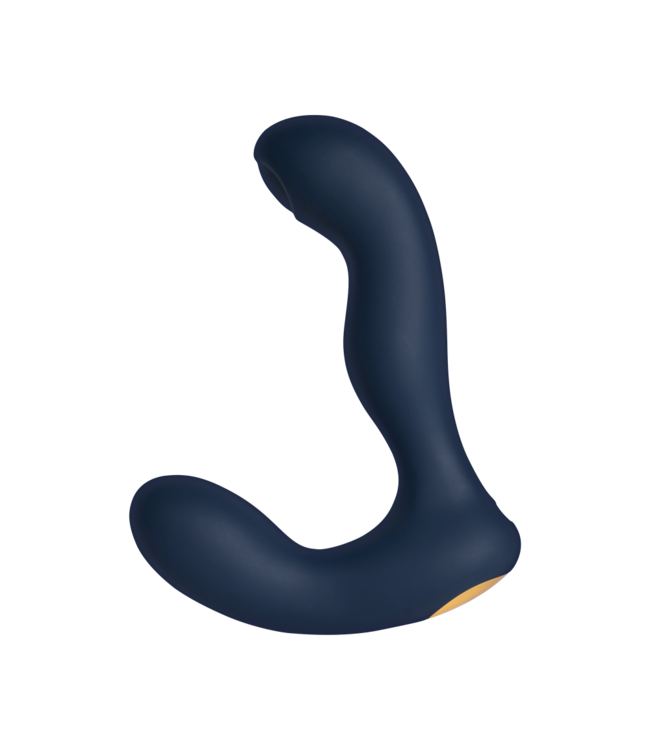 Rimba SVAKOM - Iker Neo - Interactieve Pulserende Prostaat Vibrator, Appbediening - Marineblauw