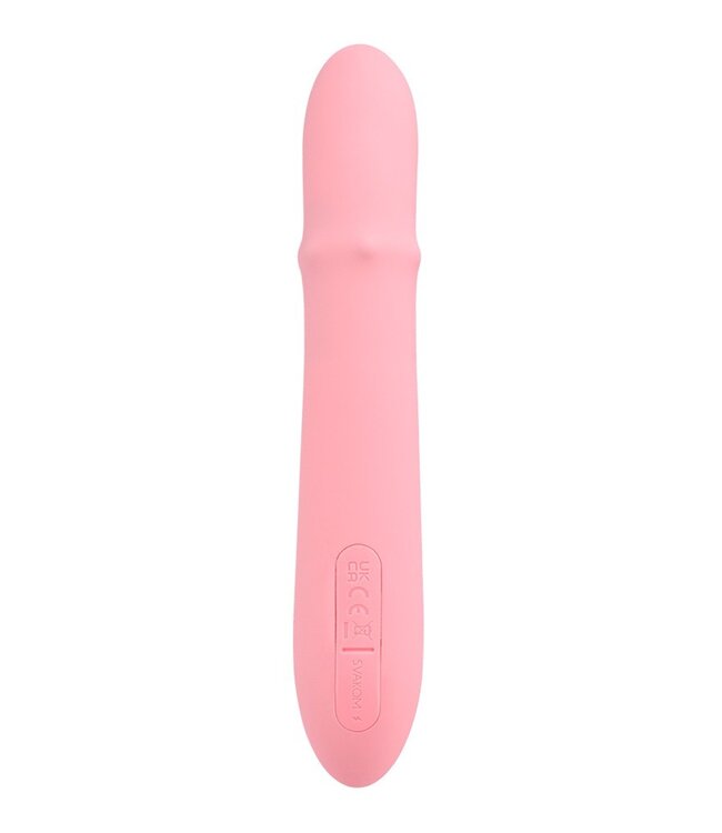 Rimba SVAKOM - Mora Neo - Interactieve Rabbit Vibrator met stimulerende thrusting kralen - Roze
