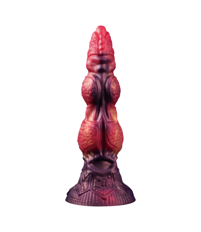 Rimba Power Monsters - Savage BeastLord - Rippled Monster Dildo - 24 cm - Mix Color