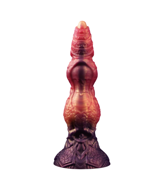 Rimba Power Monsters - Savage BeastLord - Rippled Monster Dildo - 24 cm - Mix Color