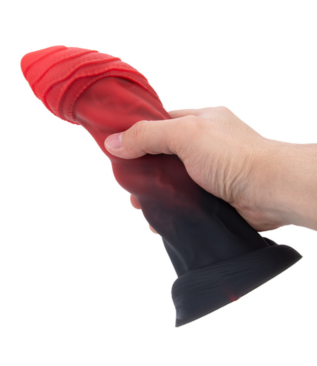 Rimba Power Monsters - Infernal Goliath - Rippled Monster Dildo - 25 cm - Mix Color