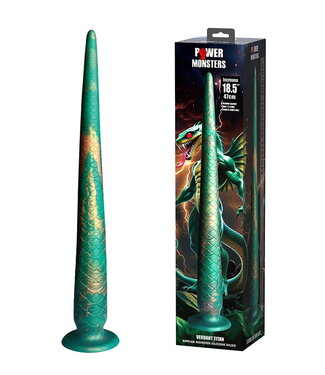 Rimba Power Monsters - Verdant Titan - Mythical Beast-Tail Dildo - Mix Color