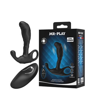 Rimba Mr. Play - Super Power - Prostaatstimulator met afstandsbediening - Zwart