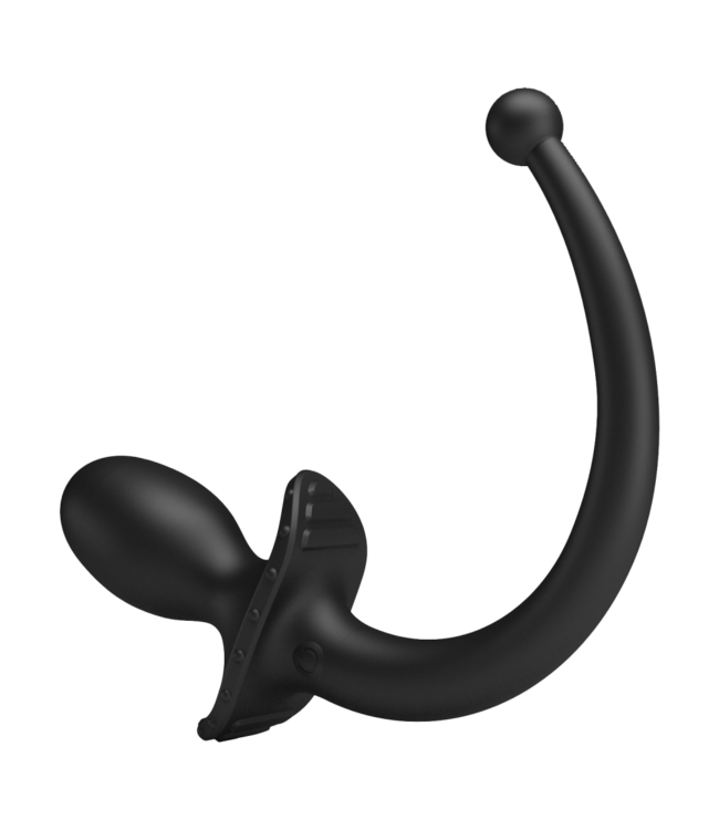 Rimba Mr. Play - Super Power - Buttplug met afstandsbediening - Zwart