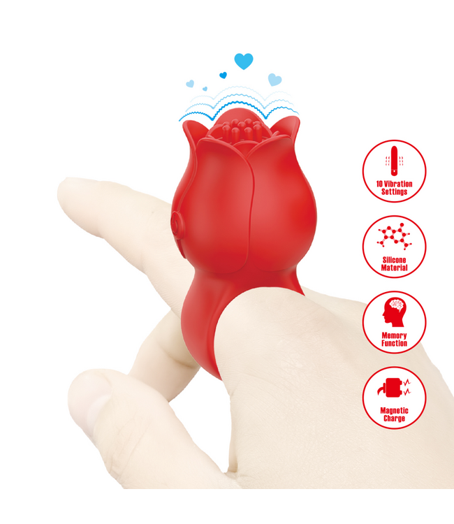 Rimba Pretty Love - Jae - Ringvibrator - Rood