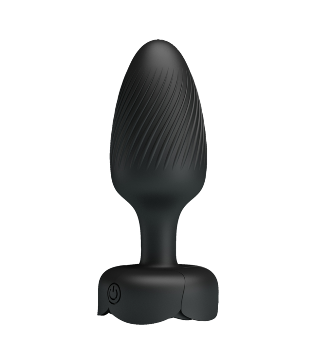 Rimba Pretty Love - Varian - Kleurveranderende lichtgevende buttplug - Zwart