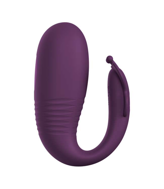 Rimba Pretty Love - Klay - Thrusting Ei-vibrator (app gestuurd) - Paars