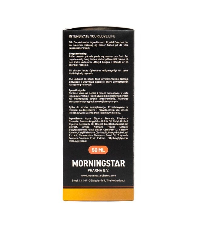 Rimba Morningstar - Crystal Erection Cream - 50 ml
