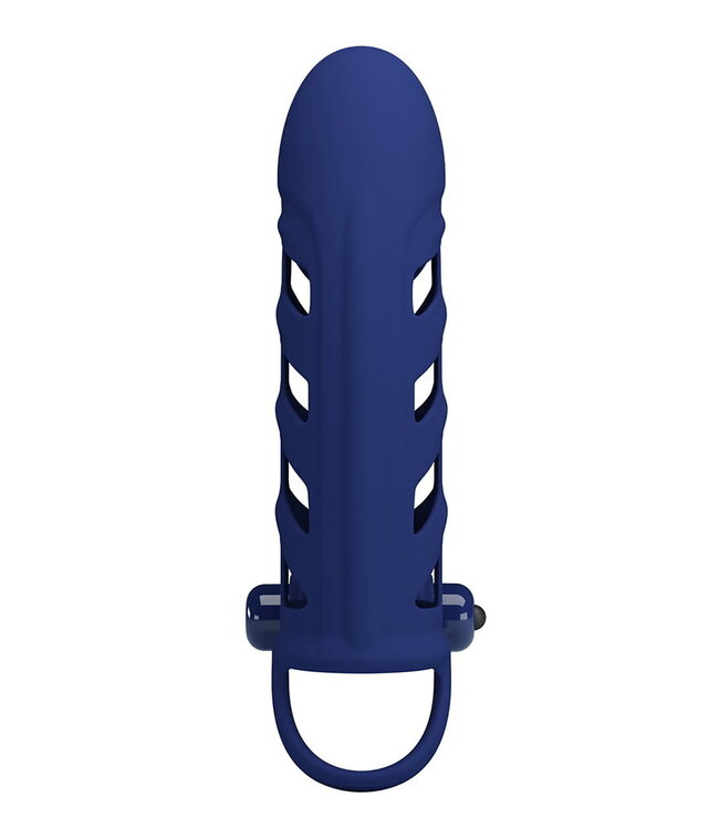 Rimba Pretty Love - Altaf - Vibrerende Cock Sleeve - Donkerblauw