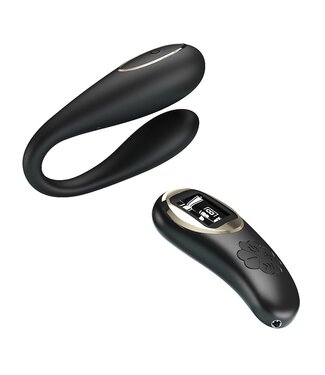Rimba Pretty Love - Nathan - Koppel Vibrator  met afstandsbediening - Zwart