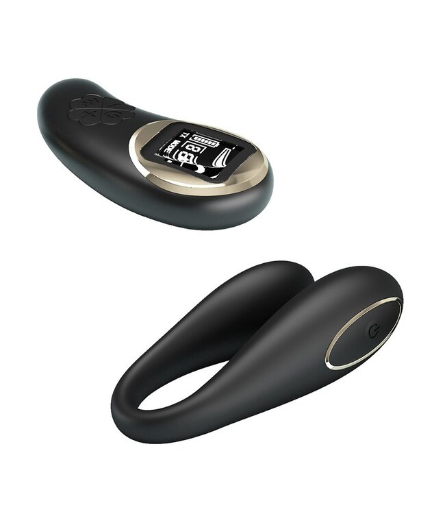 Rimba Pretty Love - Nathan - Koppel Vibrator  met afstandsbediening - Zwart