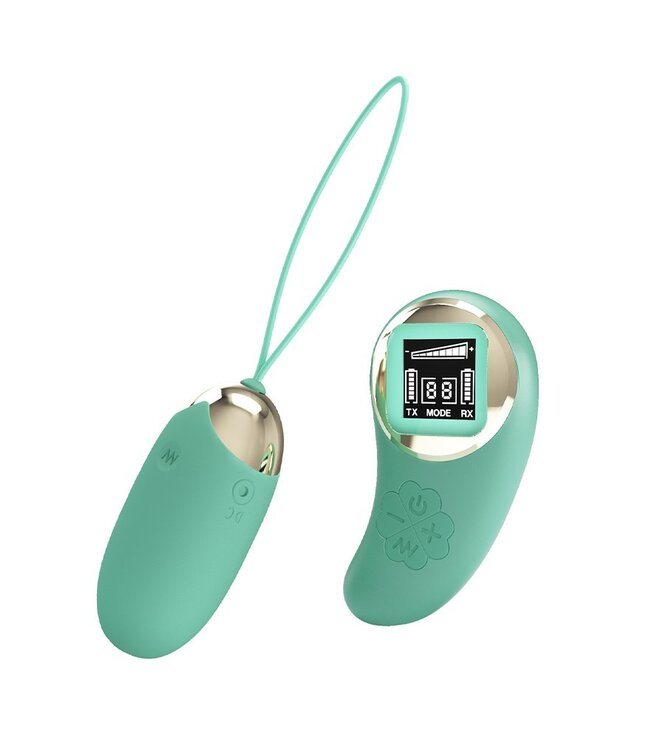 Rimba Pretty Love - Mina - Ei-vibrator met afstandsbediening - Blauw