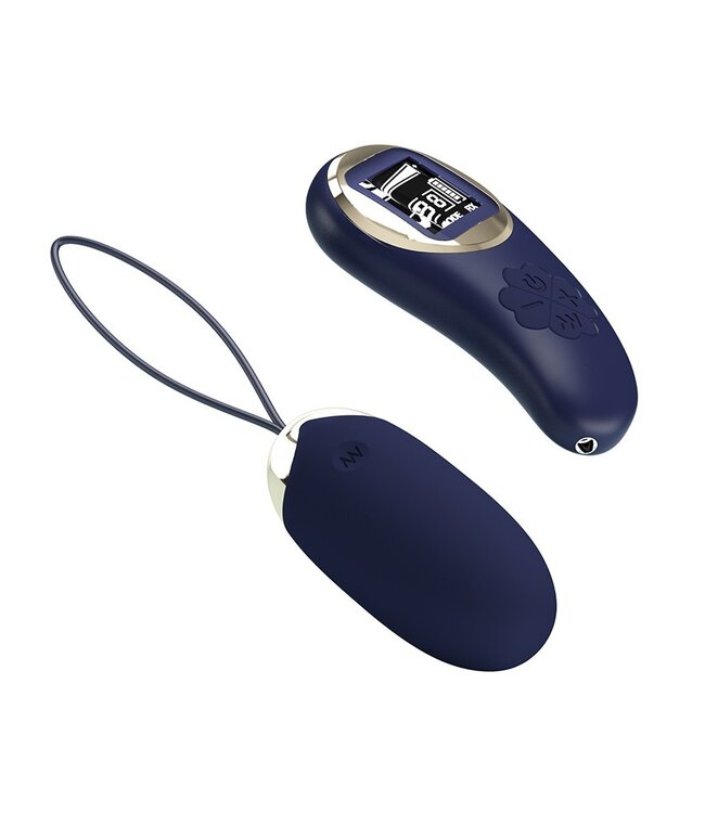 Rimba Pretty Love - Mina - Ei-vibrator met afstandsbediening - Donkerblauw