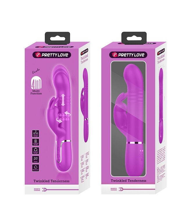 Rimba Pretty Love - Coale - Rabbit Vibrator - Paars