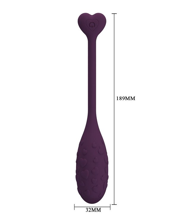Rimba Pretty Love - Fisherman - Draagbare Vibrator met Appbediening - Paars